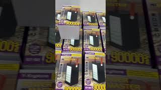 Original 90.000 mAh real capacity battery power bank available,POWER MASTER  #wholesale #powerbank
