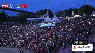 Austria 1-2 Turkey Uefa Euro2024 Fans celebrate in Gelsenkirchen | Avusturya 1-2 Turkiye Gol Sevinci