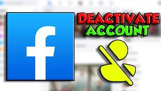 How To Deactivate Facebook Account - Deactivate Facebook Account EASY!