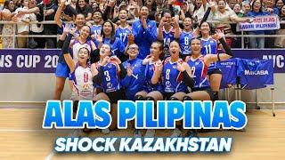 Highlights Philippines vs Kazakhstan: Alas Pilipinas Shock Kazakhstan, Reach AVC Semis as Group Top1