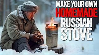 I TURNED A FIRE EXTINGUISHER INTO A SOVIET PELLET STOVE