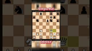 Zukertort Opening | Simple But Deadly #mostviewedonyoutube  #mostviewedshort #short #chessshort