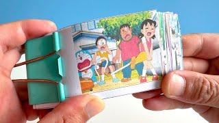 Doraemon flipbook: Shizuka's skirt gets sucked, hilarious! 