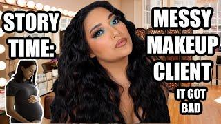 STORY TIME: MESSY MAKEUP CLIENT! SHE WAS SOMETHING ELSE - ALEXISJAYDA