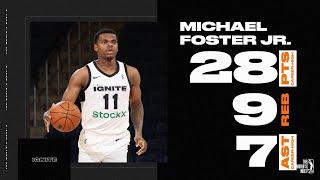 Michael Foster Jr. Tallies Career-High 28 PTS vs. Go-Go