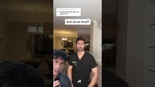 Anti-Acne Diet? #dermreacts #skincare #acne
