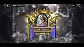 Quick Hearthstone match with MegaloDave