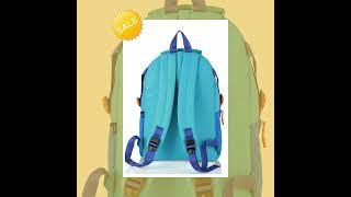 Hkn 9012 Primary School Backpack School Bag Multi Compartment Blue