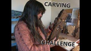 CARVING CHALLENGE | PILES OF COTTONWOOD BARK | PROJECT TIME OUT CORNER
