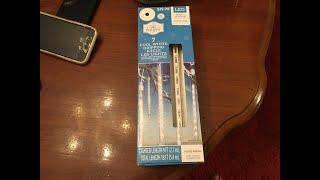 Walmart Clearance Holiday Time Cool White Dripping Icicle Led Lights