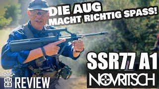 NOVRITSCH SSR77 A1 - Steyr AUG A1 AEG Airsoft Review [ENG SUB]