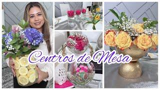 DIY ARREGLOS FLORALES  CENTROS DE MESAS #diy #centrosdemesa