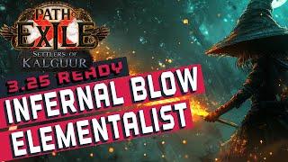 INFERNAL BLOW OF IMMOLATION ELEMENTALIST Build Guide [POE 3.25]