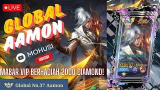 LIVE TOP GLOBAL AAMON! OPEN MABAR VIP 10k BERHADIAH 2000 DIAMOND!! #shorts #trendingshorts #fyp