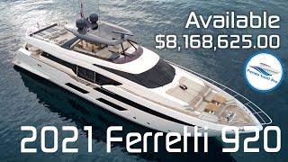 93' Ferretti Yachts 920 2021 available for $8,168,625 Million Available Now | Yacht Search MLS