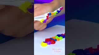  Cool! Let's Paint a Rainbow  With Cotton Swabs! 