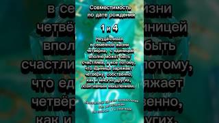 Совместимость по числу рождения 1️⃣ и 4️⃣ бесплатный курс по нумерологии ссылке 