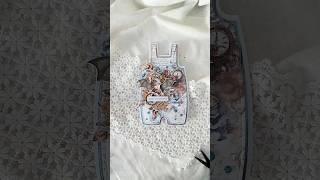 A card with a steampunk baby #13arts #cardmaking
