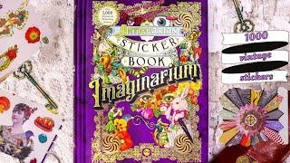 New Imaginarium Antiquarian Sticker Book: flipthrough + review (stationary haul) 