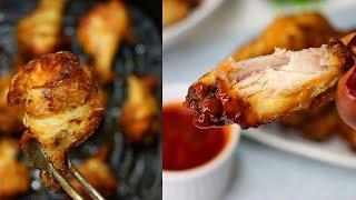 Air Fryer CHICKEN WINGS Drumettes CRISPY Chicken recipe