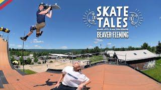 Attempting The Mini Mega Ramp With Beaver Fleming  |  SKATE TALES Ep 5