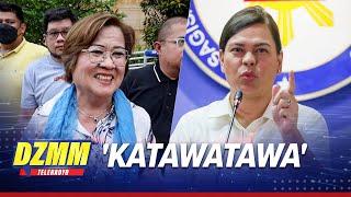'Laughable': De Lima on delay of VP Sara Duterte's impeachment trial | DZMM TeleRadyo
