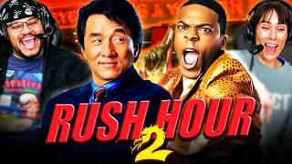 RUSH HOUR 2 (2001) IS HYSTERICAL!! MOVIE REACTION!! First Time Watching! Jackie Chan | Chris Tucker