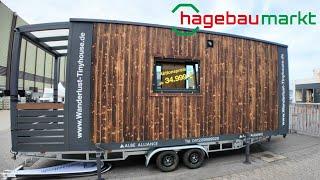 29.999 € Tinyhouse mit Wohnzimmer Küche und Badezimmer. Hagebaumarkt Modulhaus erobert Deutschland