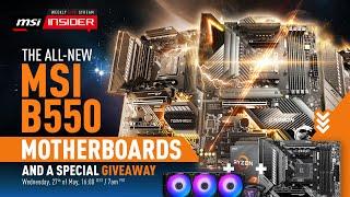 A first look at MSI B550 motherboards | MSI
