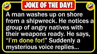  BEST JOKE OF THE DAY! - A shipwreck survivor washes up on an island beach... | Funny Jokes