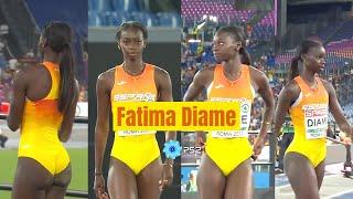 Fatima Diame Long Jump Final 2024 #fatimadiame #womenslongjump #femaleathletes #womensathletics