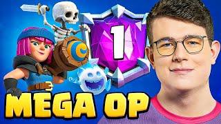 Ich bin PLATZ 1 der WELT mit NEUEM OP DECK!  - Clash Royale