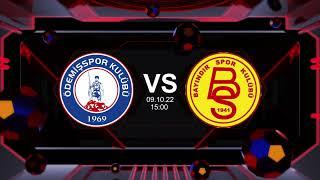 ÖDEMİŞSPOR - BAYINDIRSPOR KARŞILAŞMASINI YARIN 15.00'TE 3tvTR YOUTUBE KANALINDAN İZLEYEBİLİRSİNİZ