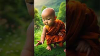 Cute monks #monk#baby #punjabisong #song #newsong