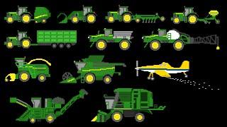 Farm Vehicles - The Kids' Picture Show (Fun & Educational Learning Video)