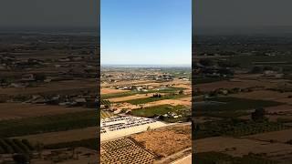 Approaching Alicante: Stunning Aerial View From The Plane #scenicview #alicante #Ryanair #spain