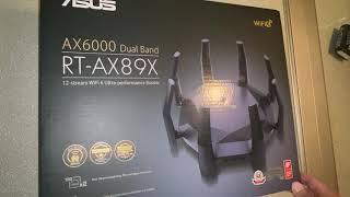 Unboxing Asus AX6000 RT-AX89X