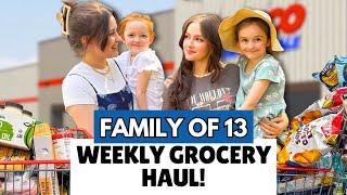 Huge $630 Weekly Costco Grocery Haul For Our Family of 13