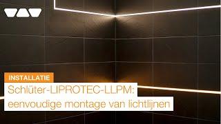 Schlüter®-LIPROTEC-LLPM: Plug&Play-module voor de eenvoudige montage van lichtlijnen