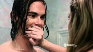 Pretty Little Liars 1x18 : Hanna and Caleb's Shower Scene