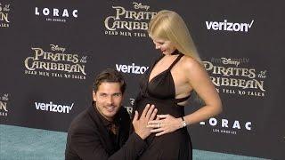 Gleb Savchenko and Elena Samodanova "Pirates of the Caribbean: Dead Men Tell No Tales" US Premiere