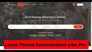 Listeo theme customization (Step by Step Guide)