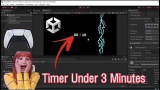 How to make a timer in Unity | Under 3 minutes |