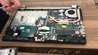 HP HQ TRE 71025 Laptop disassembling