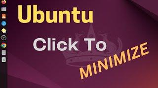 Ubuntu Needs To Minimize