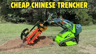 How Well Does the Trencher Work with a Chinese Mini Skid Steer