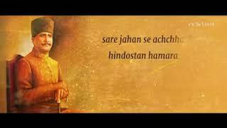 SARE JAHAN SE ACCHA HINDUSTAN HAMARA BY DR.ALLAMA IQBAL