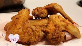 Old Fashioned Crispy Fried Chicken Wings | I Heart Recipes