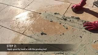 How To Grout Travertine Pavers