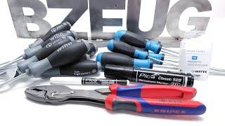 Knipextend Twingrip 250, Wiha 85th Anniversary Limited Edition and Hazet 810 Screwdrivers. Pica too!